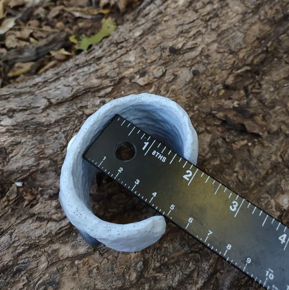 👽 Light Silver 🤍 Bracelet 🩶 Dots🖤 - Picture 7 of 8